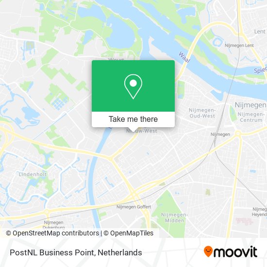 PostNL Business Point map