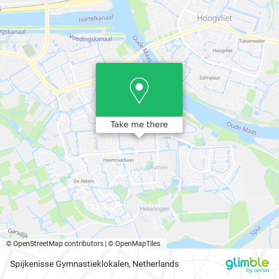 Spijkenisse Gymnastieklokalen Karte