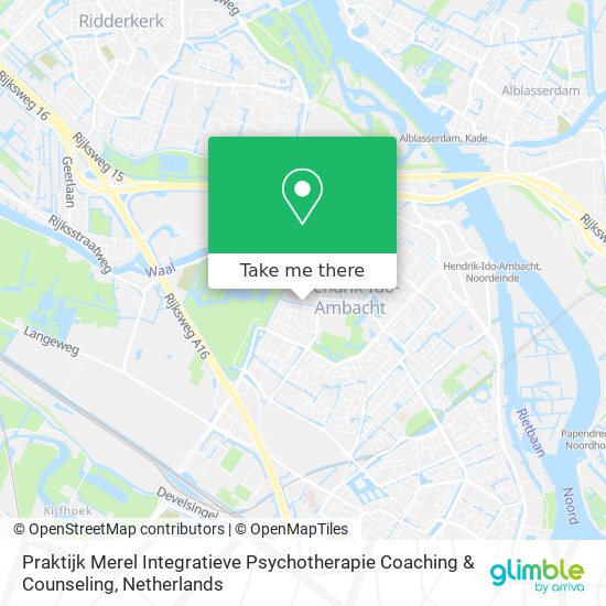 Praktijk Merel Integratieve Psychotherapie Coaching & Counseling Karte