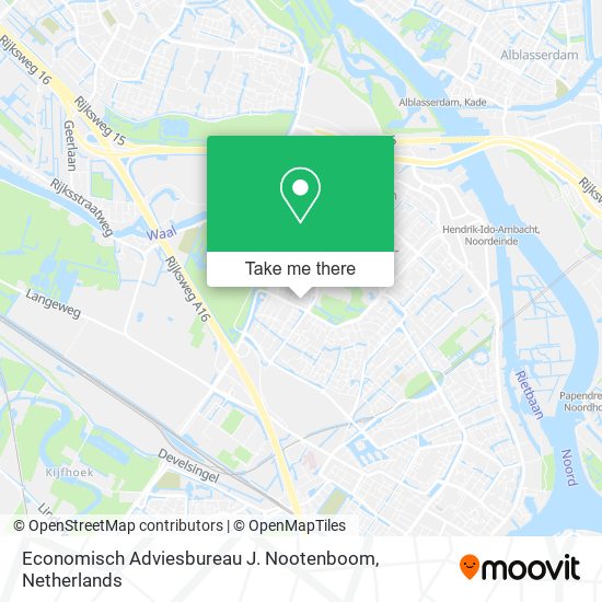 Economisch Adviesbureau J. Nootenboom map