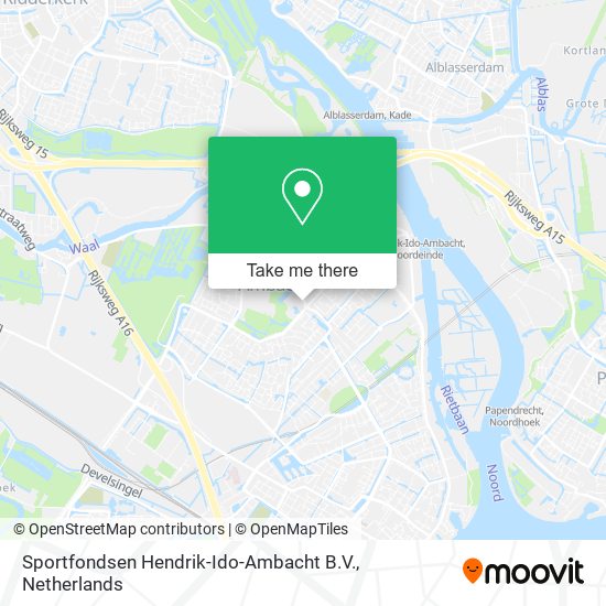 Sportfondsen Hendrik-Ido-Ambacht B.V. map