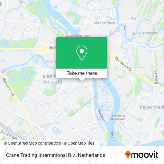 Crane Trading International B.v. map