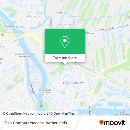 Pap-Computerservice map