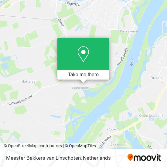 Meester Bakkers van Linschoten Karte