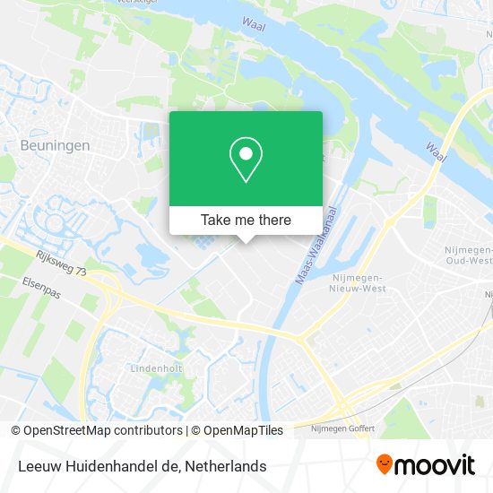 Leeuw Huidenhandel de map