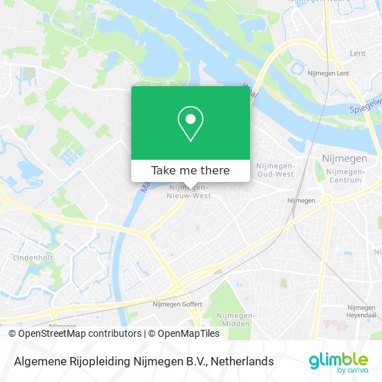 Algemene Rijopleiding Nijmegen B.V. Karte