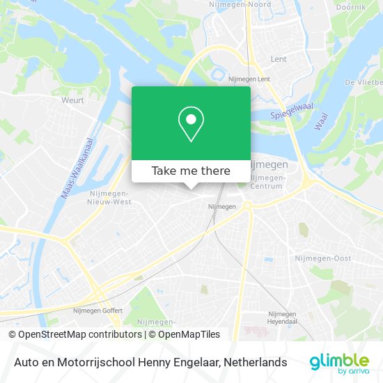 Auto en Motorrijschool Henny Engelaar Karte