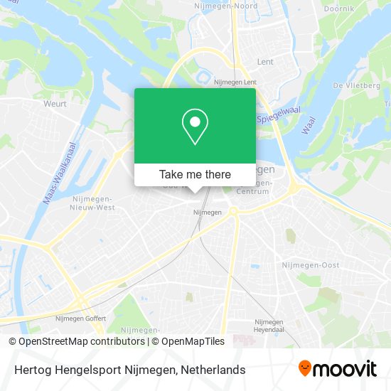 Hertog Hengelsport Nijmegen map