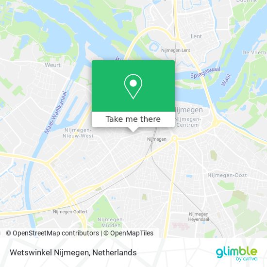 Wetswinkel Nijmegen Karte