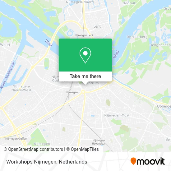 Workshops Nijmegen map