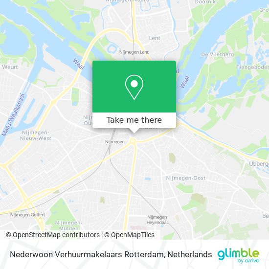 Nederwoon Verhuurmakelaars Rotterdam map