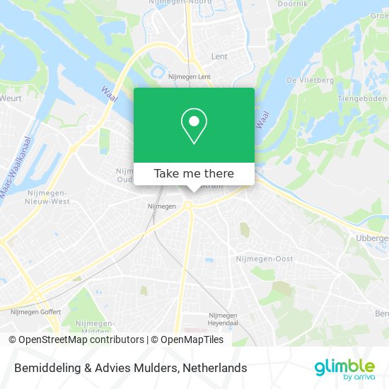 Bemiddeling & Advies Mulders map