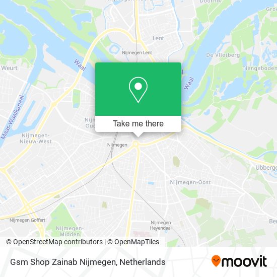 Gsm Shop Zainab Nijmegen map