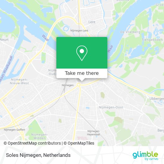 Soles Nijmegen map