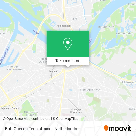 Bob Coenen Tennistrainer Karte