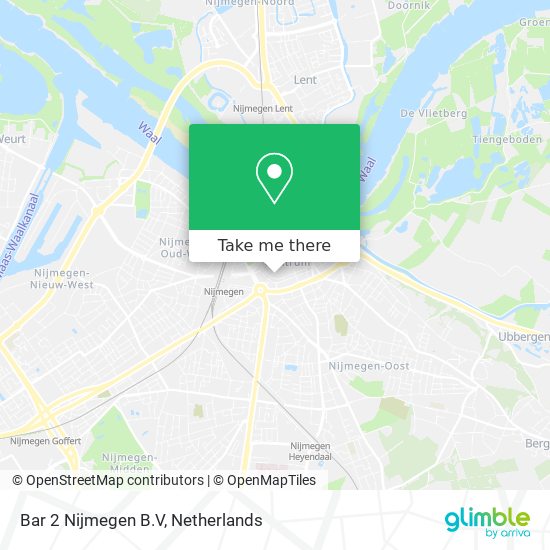 Bar 2 Nijmegen B.V Karte