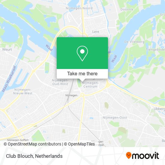 Club Blouch map