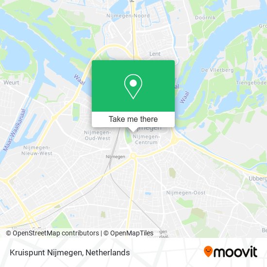 Kruispunt Nijmegen Karte