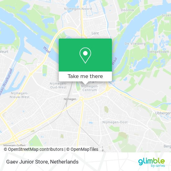 Gaev Junior Store map