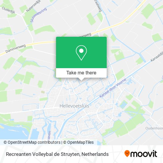 Recreanten Volleybal de Struyten map