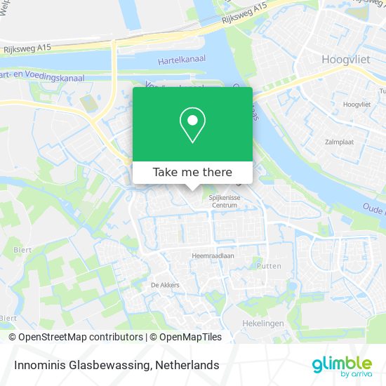 Innominis Glasbewassing map