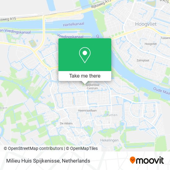 Milieu Huis Spijkenisse map