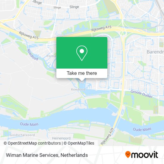 Wiman Marine Services map