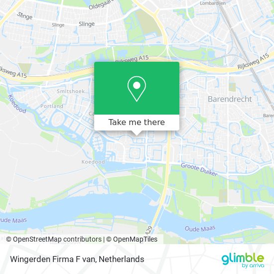 Wingerden Firma F van map