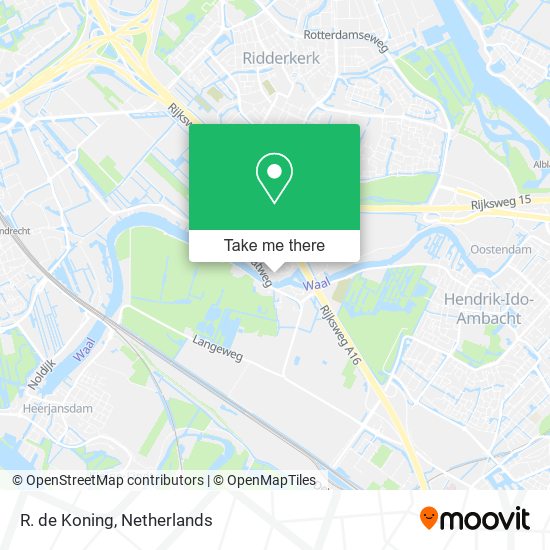 R. de Koning map