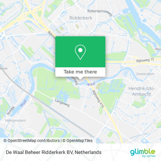 De Waal Beheer Ridderkerk BV map