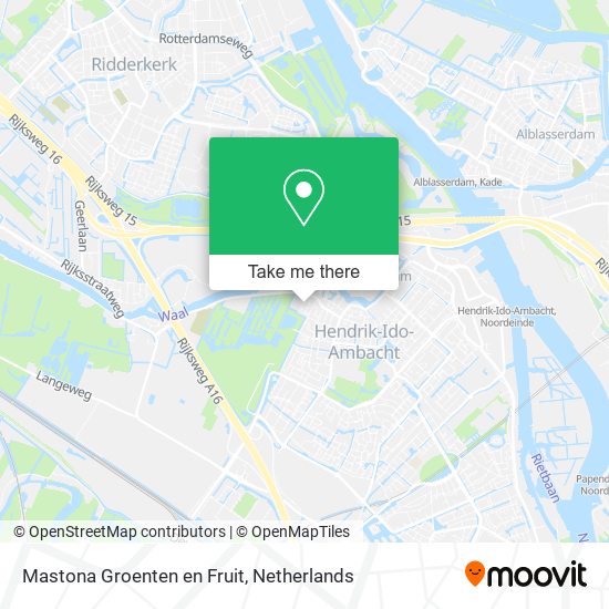 Mastona Groenten en Fruit map