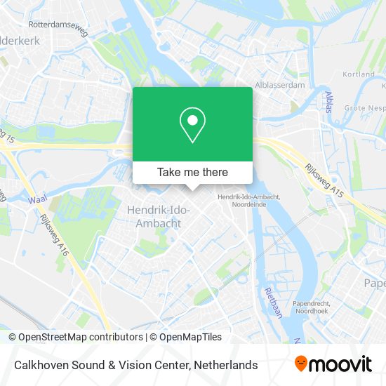Calkhoven Sound & Vision Center Karte
