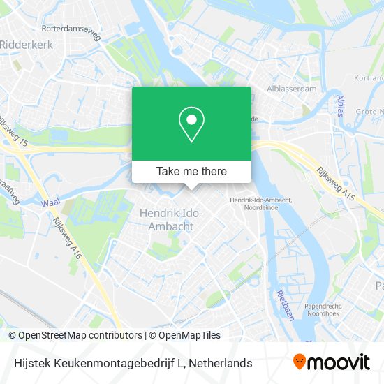 Hijstek Keukenmontagebedrijf L map