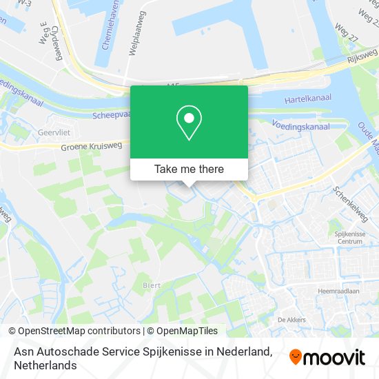 Asn Autoschade Service Spijkenisse in Nederland map