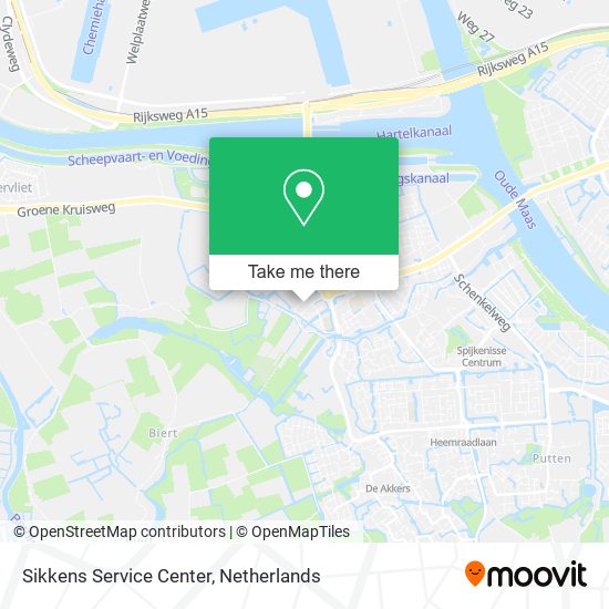 Sikkens Service Center map