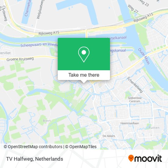 TV Halfweg map