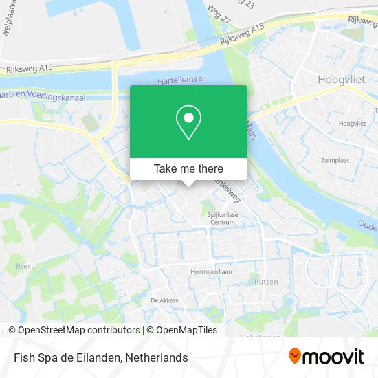 Fish Spa de Eilanden map