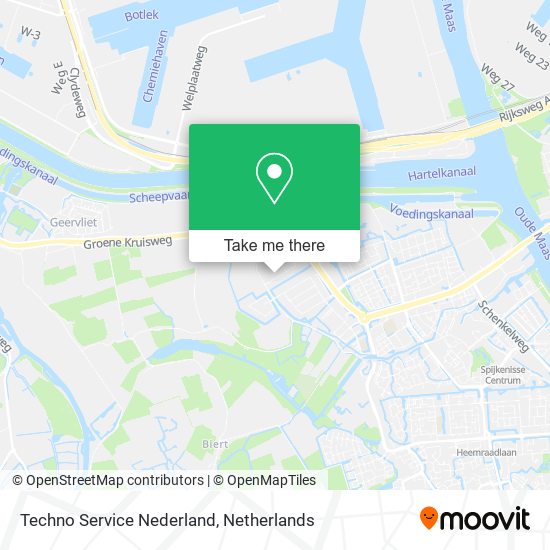 Techno Service Nederland map