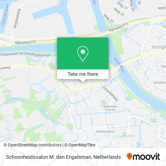 Schoonheidssalon M. den Engelsman map