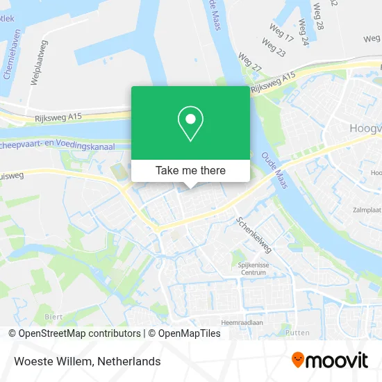 Woeste Willem map