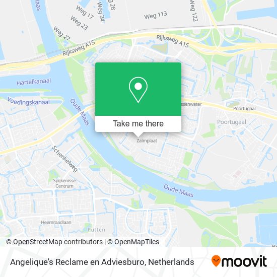 Angelique's Reclame en Adviesburo map