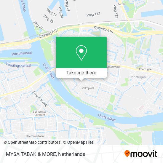 MYSA TABAK & MORE map