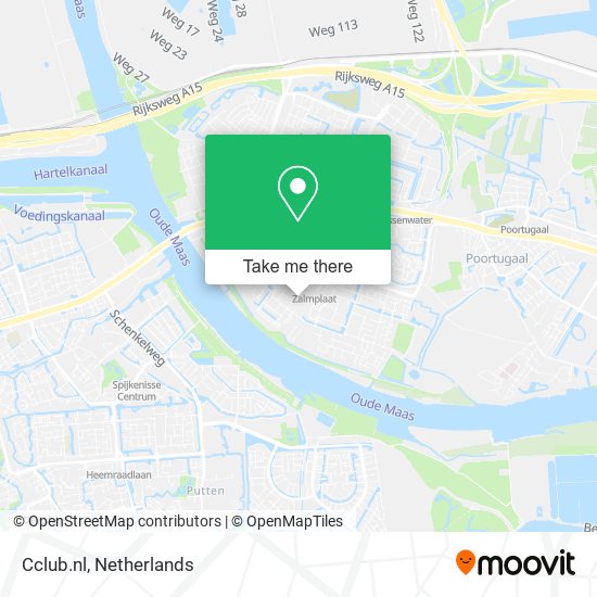 Cclub.nl map