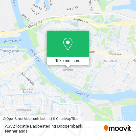 ASVZ locatie Dagbesteding Doggersbank map