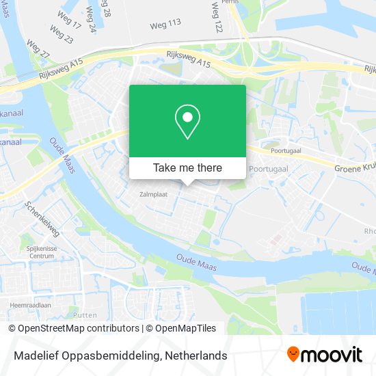 Madelief Oppasbemiddeling map