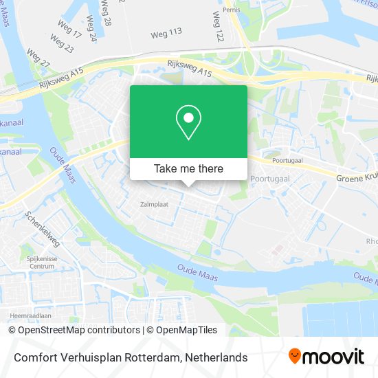 Comfort Verhuisplan Rotterdam Karte