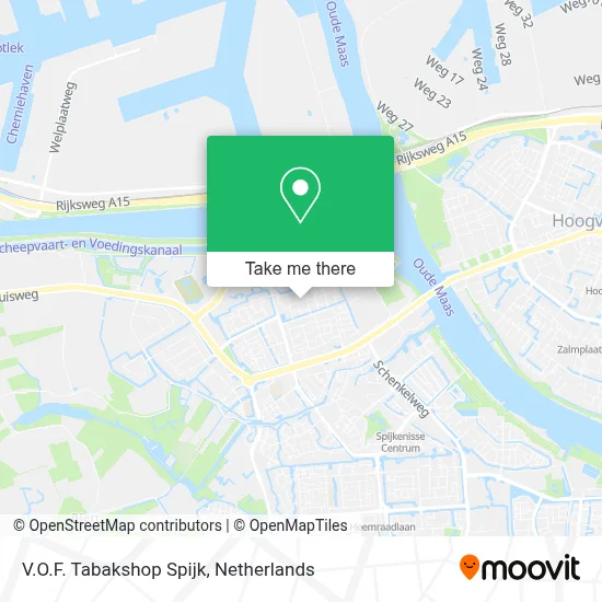 V.O.F. Tabakshop Spijk map