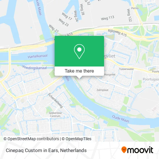 Cinepaq Custom in Ears map