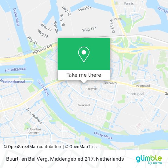 Buurt- en Bel.Verg. Middengebied 217 Karte