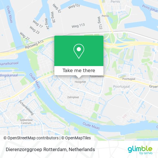 Dierenzorggroep Rotterdam Karte